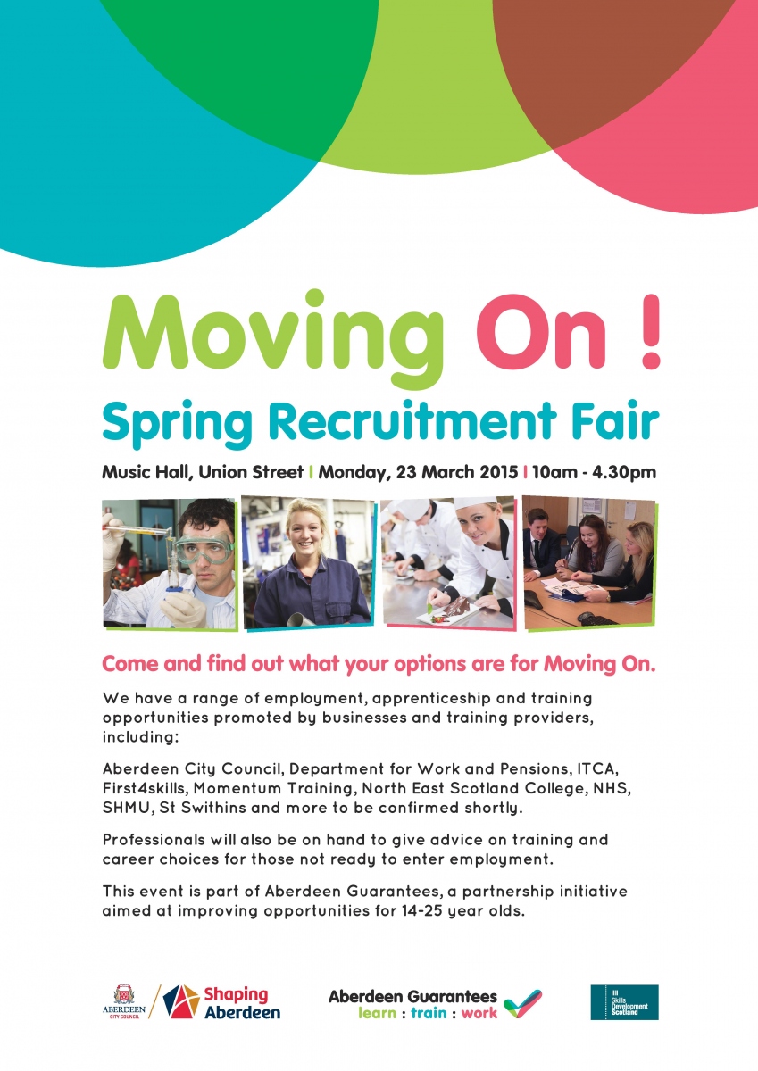 Leaving School?  Careers Fair Monday 23 March 10.00 am – 4.30 pm