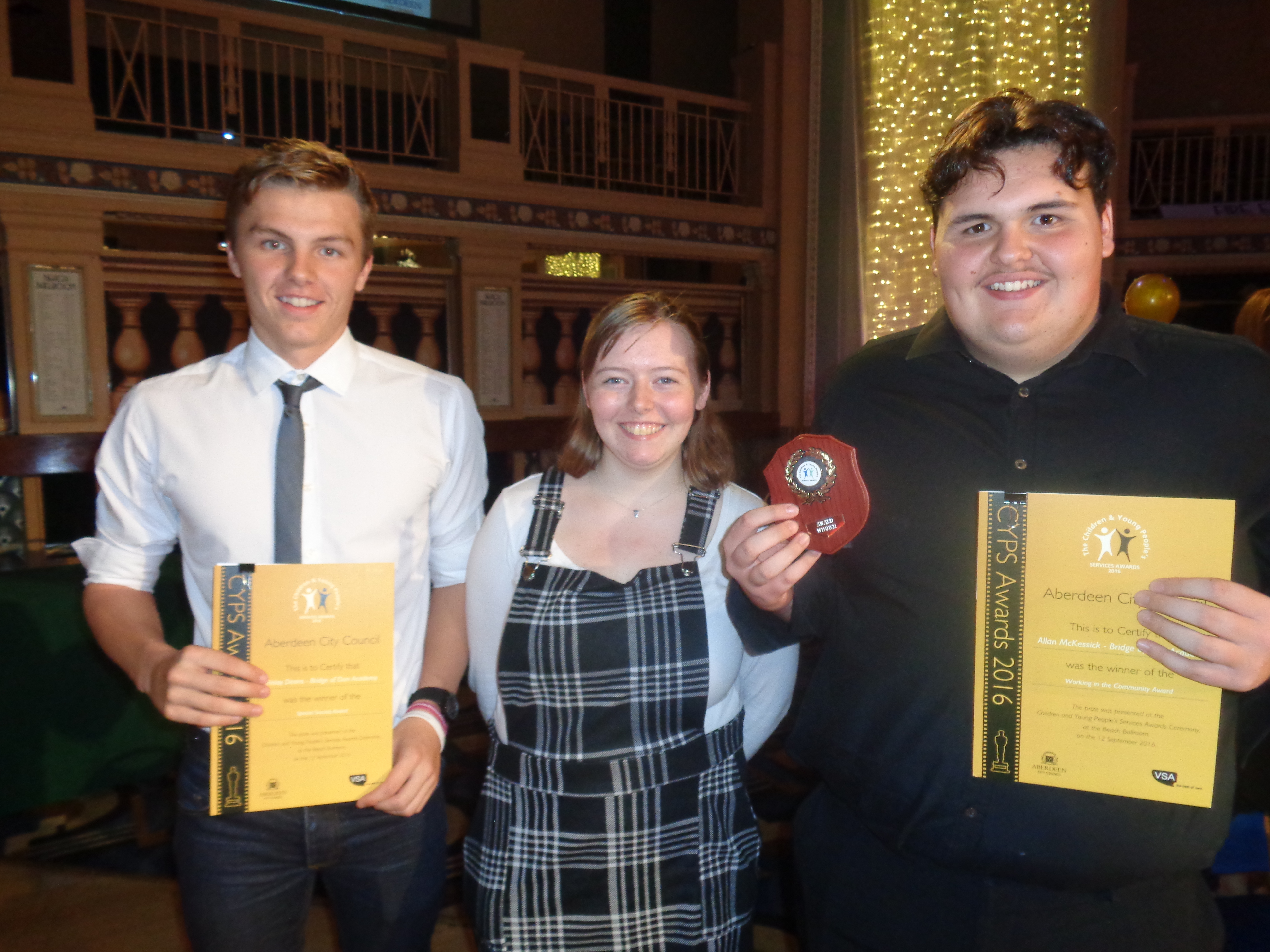 Success for Bridge of Don pupils at Aberdeen City Children and Young People’s Awards
