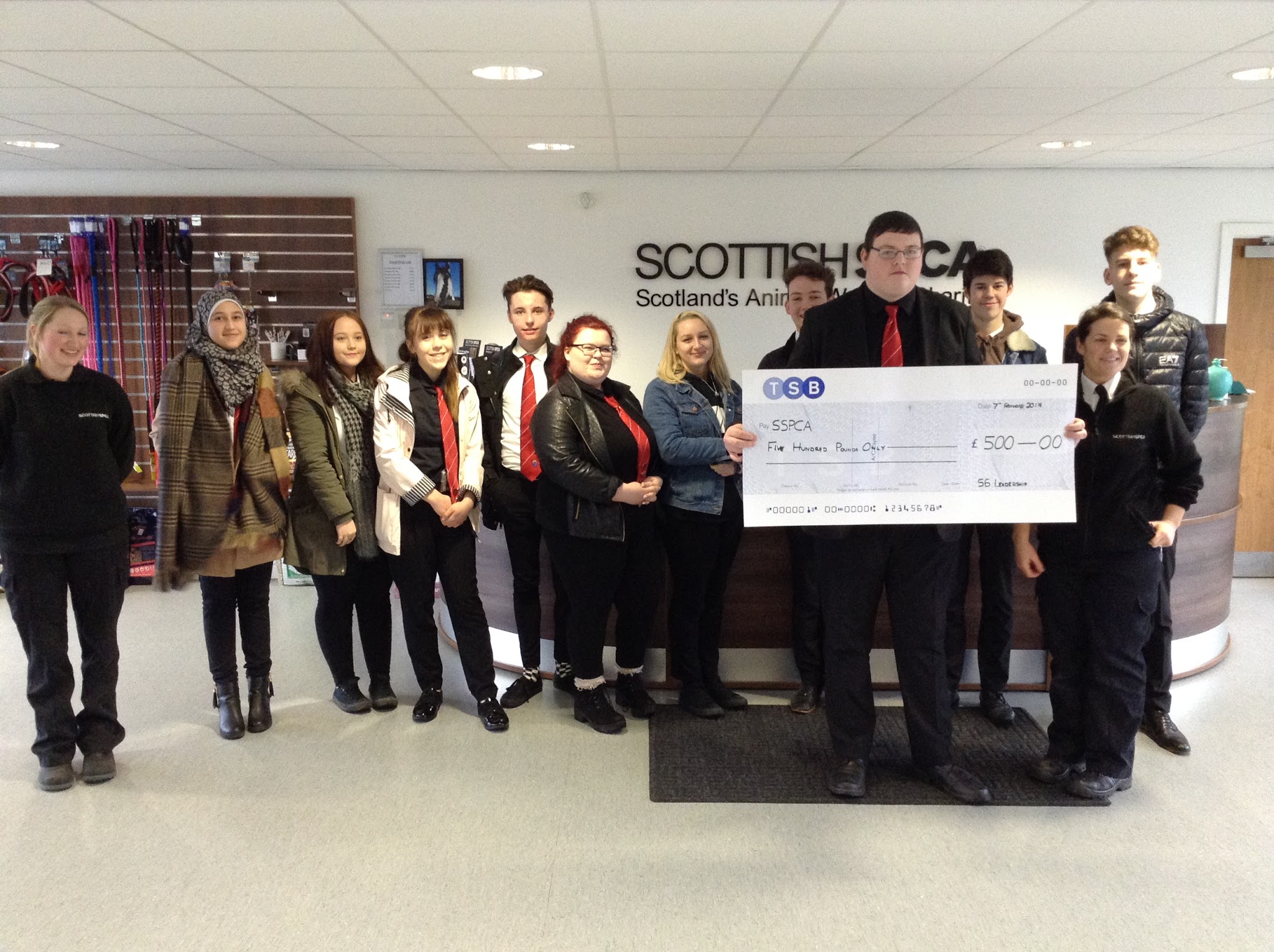 S6 Leaders Fundraise for SSPCA